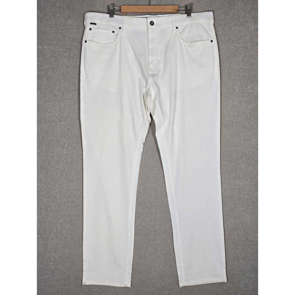 NWT Projek Raw Men's Bungee Flex Classic Fit 5 Pocket Pants White 40
